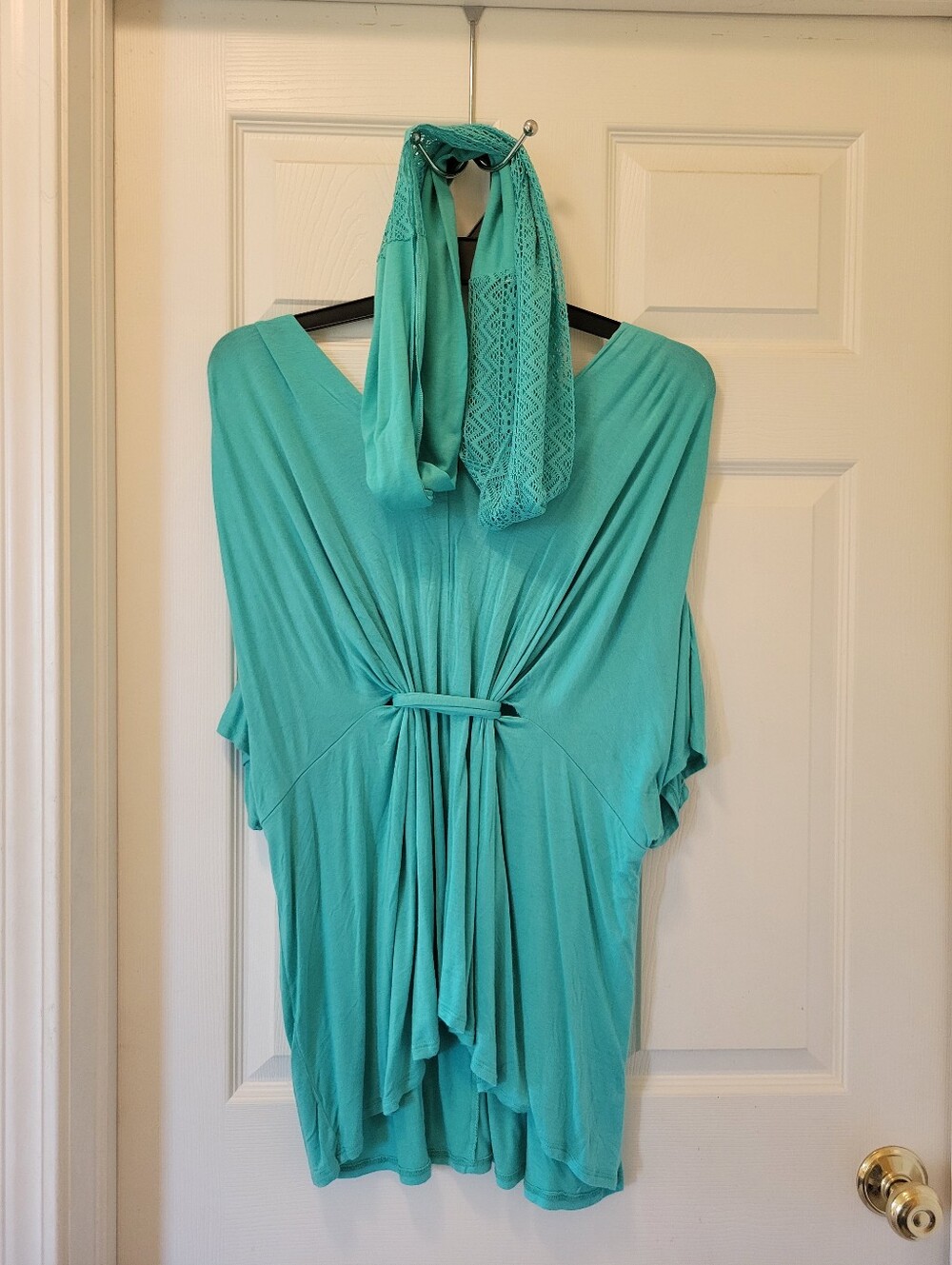 Womens Sz. 3X Tunic Top with Matching Infinity Scarf